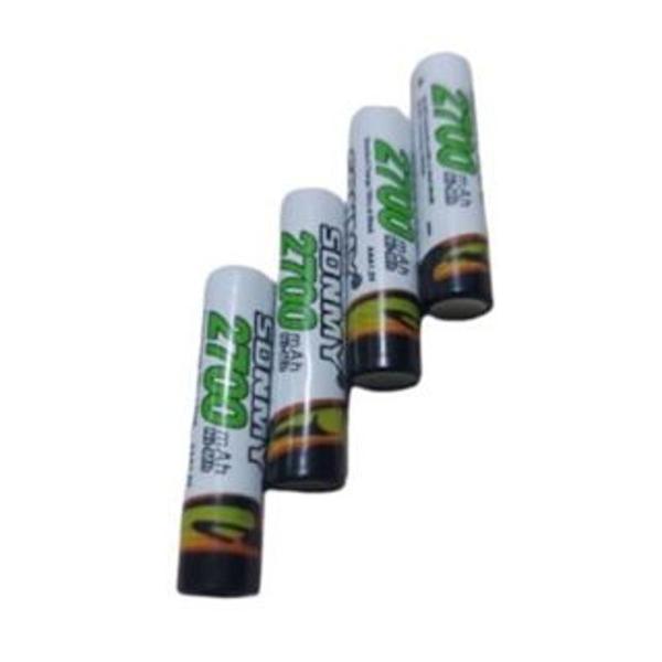 Imagem de Pilhas recarregáveis AAA 2700 Mah no blister - Sdnmy