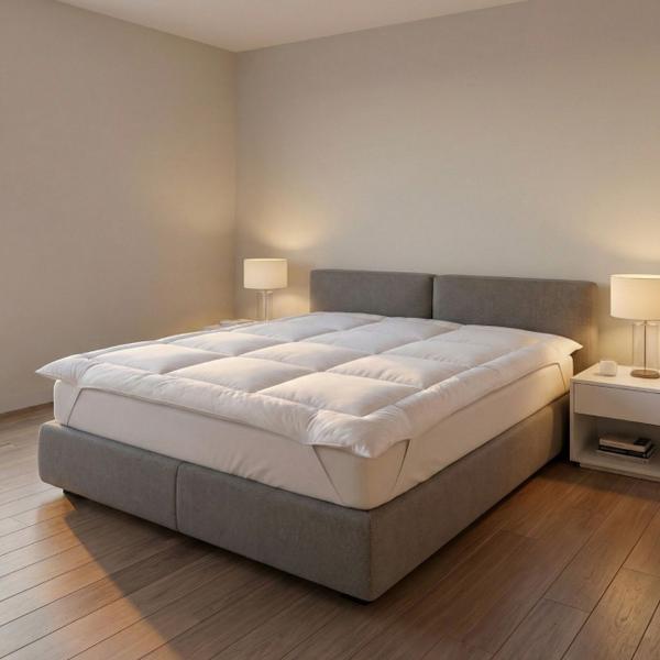 Pillow Top Cama Casal Protetor de Colchão Macio 400 Fios Percal Extra Conforto Cama de Hotel Capa Lavável Encaixe Perfeito no Colchão - SouTextil Pillow Top Cama Casal Protetor de Colchão Macio 400 Fios Percal Extra Conforto Cama de Hotel Capa Lavável Encaixe Perfeito no Colchão - SouTextil