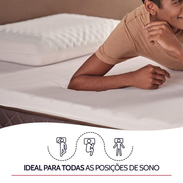 Imagem de Pillow Top Casal Anatomic High Resilience Espuma Premium BF Colchões