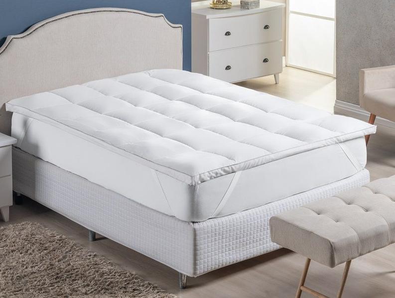 Imagem de Pillow Top Casal Cama Super King Com Pluma de Ganso 2m x 2m