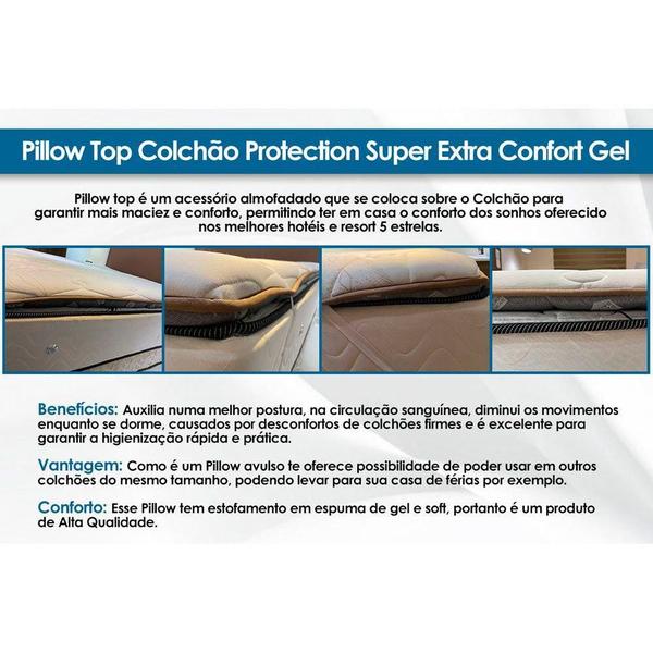 Imagem de Pillow Top Colchão Casal Protection Super Extra Confort (138x188) - Probel