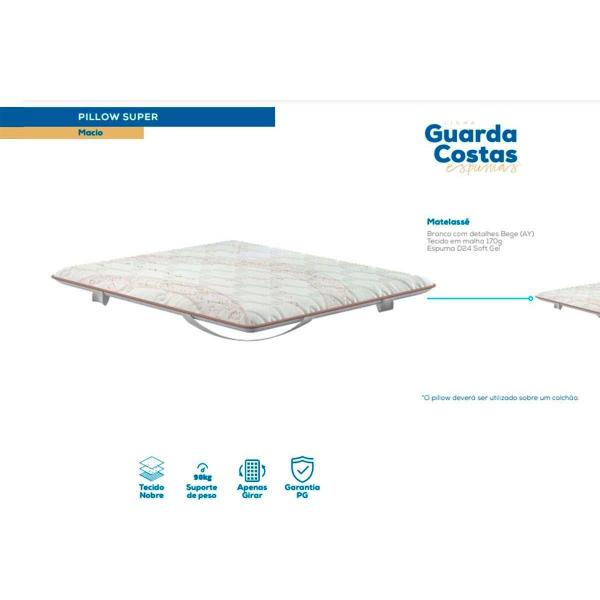 Imagem de Pillow Top Colchão Solteiro Protection Super Extra Confort (78x188) - Probel