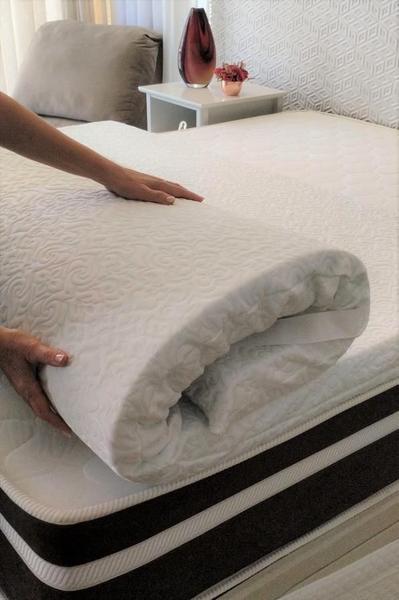 Imagem de Pillow Top Látex Hr Foam Casal 1,38X1,88X0,10M - Aumar