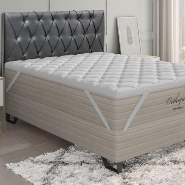 Pillow Top Ortobom 200 Fios Percal 100% Algodão Hipoalergênico Pillow Top Ortobom 200 Fios Percal 100% Algodão Hipoalergênico