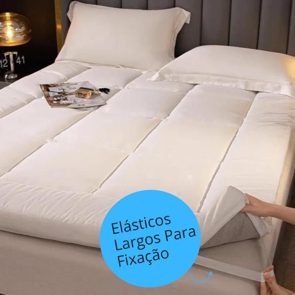 Imagem de Pillow Top Protetor De Colchão Cama Box King Size