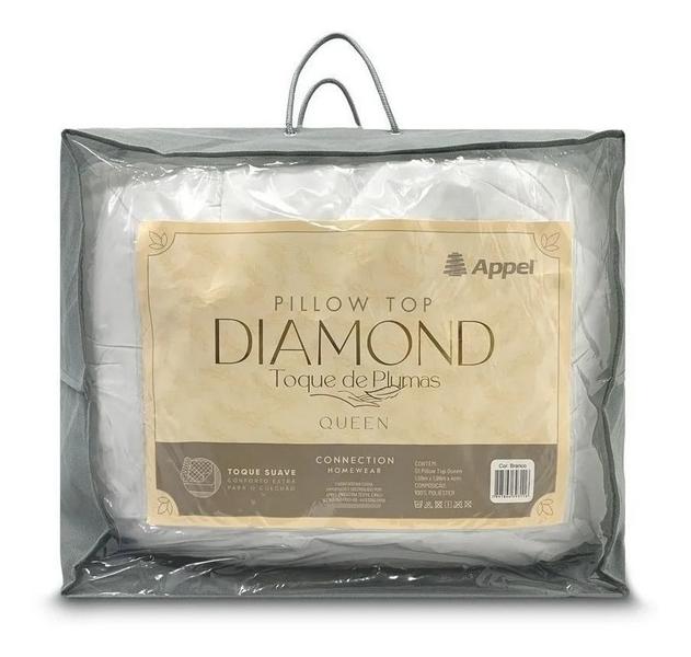 Imagem de Pillow Top Protetor De Colchão Cama Queen Diamond Appel