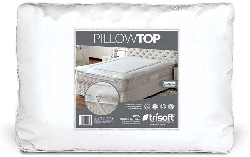 Imagem de Pillow Top Protetor de Colchão Queen 1,60x2,00m Trisoft