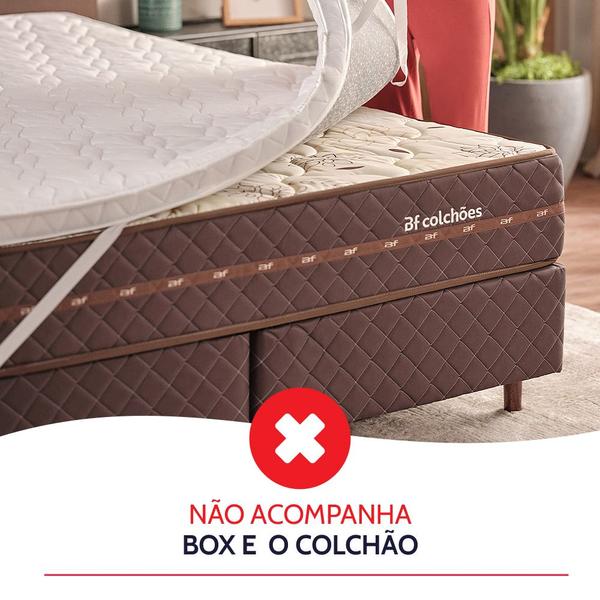 Imagem de Pillow Top Queen Espuma D33 Hipoalergênico 158x198x5cm BF Colchões