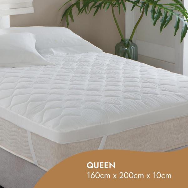 Imagem de Pillow Top Queen Extra Macio 10cm De Altura Premium 160x200 Luxo 730g/m²