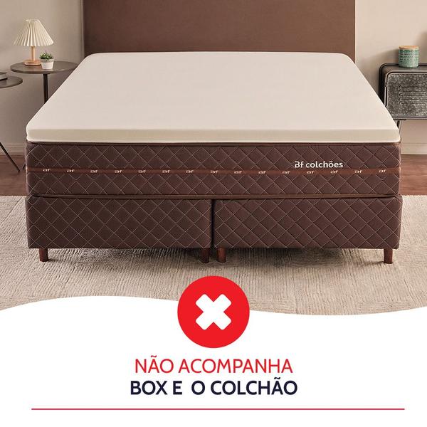 Imagem de Pillow Top Solteirão Espuma Hiper Soft Premium 97x203cm BF Colchões