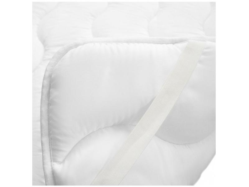 Imagem de Pillow Top Solteiro 180 Fios Manta de Fibra 500g/m² Fibrasca Sublime Branco