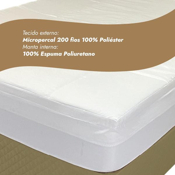 Imagem de Pillow Top Solteiro Espuma Soft 200 Fios 88x188cm Altihaus