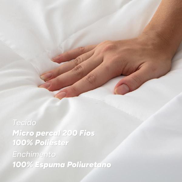 Imagem de Pillow Top Solteiro Espuma Soft 200 Fios 88x188cm Altihaus