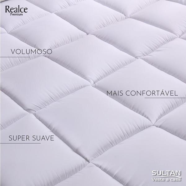 Imagem de Pillow Top Super Macio Casal 138X188Cm 600G/M 4Cm Altura