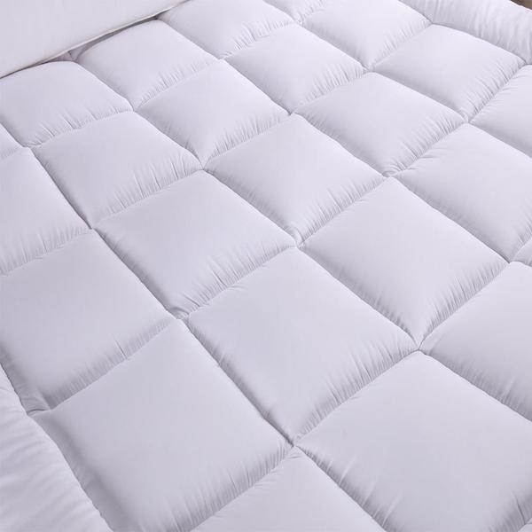 Imagem de Pillow Top Super Macio Casal 138x188cm 600g/m² 4cm Altura Fibra Siliconizada - Realce Premium