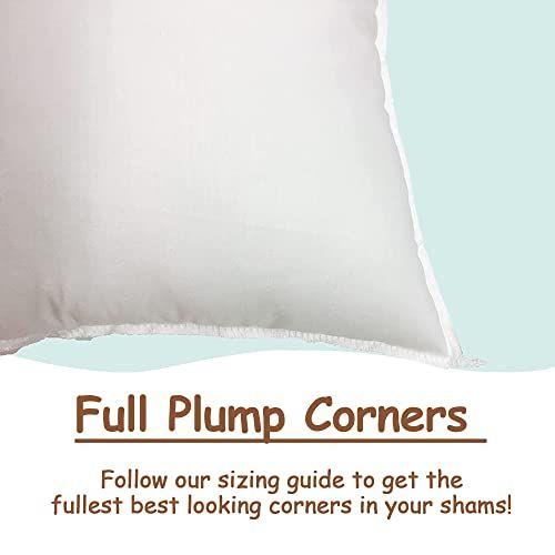 Imagem de Pillowflex Sintético Down Pillow Insert - 21x37 Down Alternative Pillow, Oversized King Bed Sleeping Pillow - Grande Retângulo Poliéster Travesseiro Sham Stuffer - 1 Forma de Travesseiro Decorativo