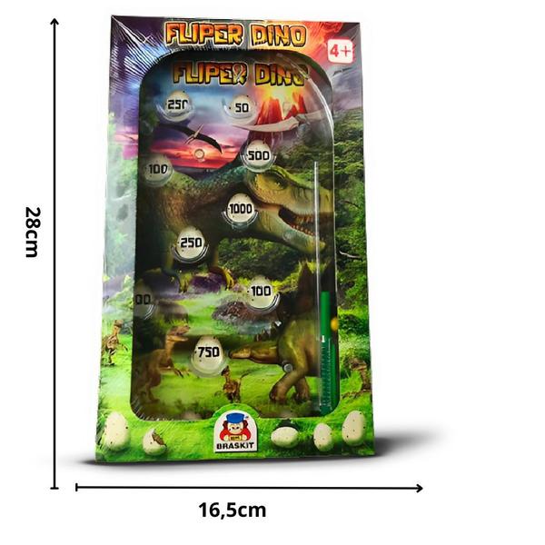 Pimbal Fliper Dino 0105 - Braskit Imagem de Pimbal Fliper Dino 0105 - Braskit