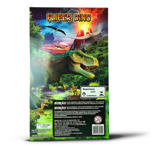 Pimbal Fliper Dino 0105 - Braskit Imagem de Pimbal Fliper Dino 0105 - Braskit