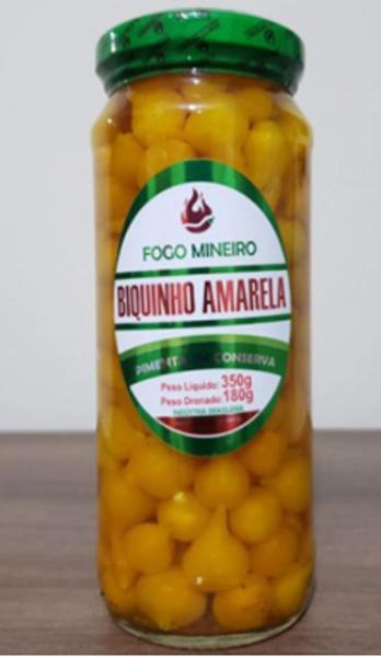 Imagem de Pimenta Biquinho Amarela 350g Reserva de Minas