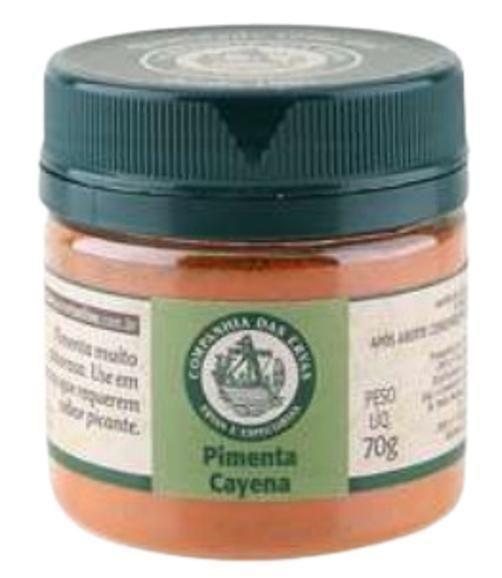 Pimenta Caiena Companhia Das Ervas 70G Imagem de Pimenta Caiena Companhia Das Ervas 70G