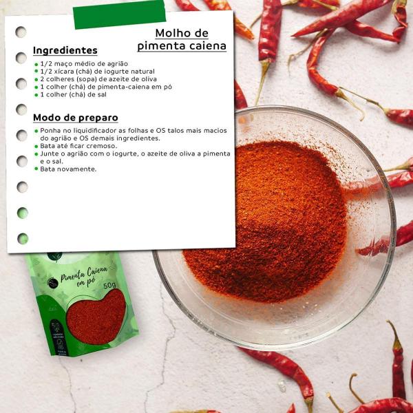 Imagem de Pimenta Caiena Em Pó Alta Qualidade Kit 3 Premium Pouch 50G