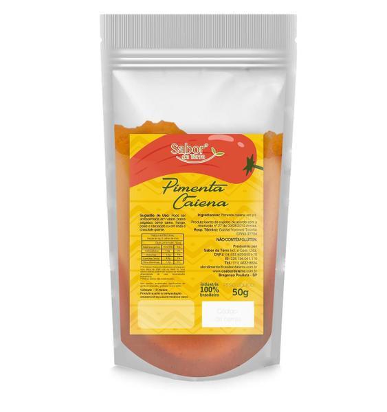 Imagem de Pimenta Caiena Em Pó Sabor Da Terra 50G