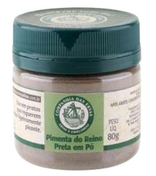 Pimenta Do Reino Preta Companhia Das Ervas 80G Imagem de Pimenta Do Reino Preta Companhia Das Ervas 80G