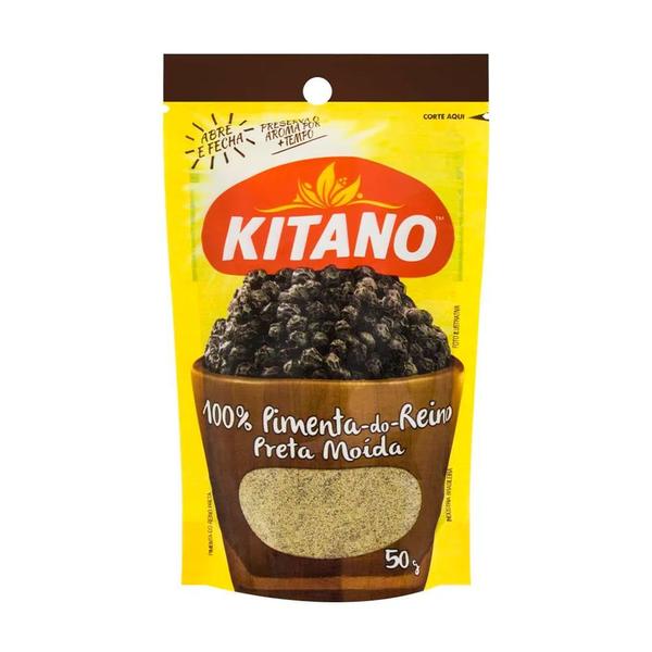 Imagem de Pimenta-do-Reino Preta Moída Kitano 50g