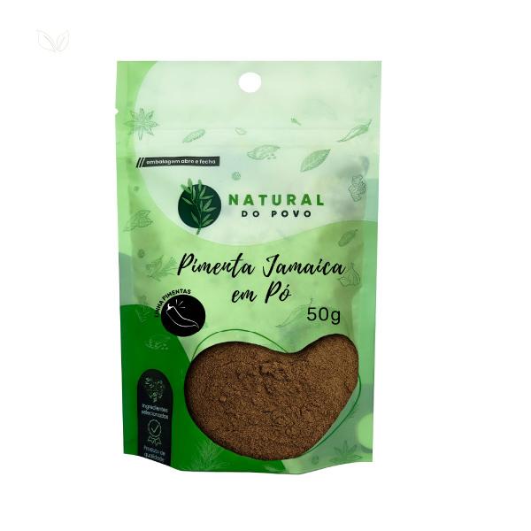Pimenta Jamaica em Pó 100% Natural Qualidade Premium Pouch 50g - Rocha Saúde Imagem de Pimenta Jamaica em Pó 100% Natural Qualidade Premium Pouch 50g