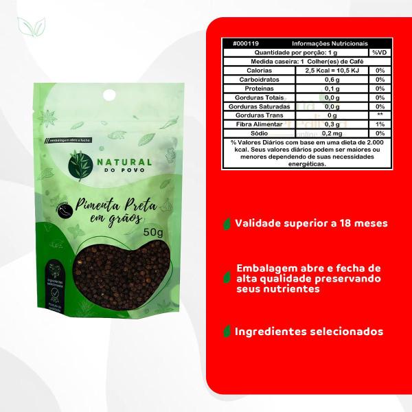 Pimenta Preta em Grãos - Pimentas - Rocha Saúde Imagem de Pimenta Preta em Grãos - Pimentas