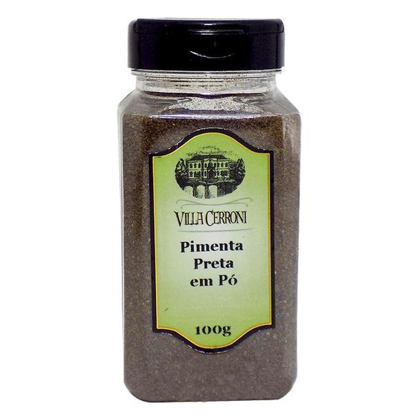 Pimenta Preta em Pó 100g - Villa Cerroni Imagem de Pimenta Preta em Pó 100g - Villa Cerroni