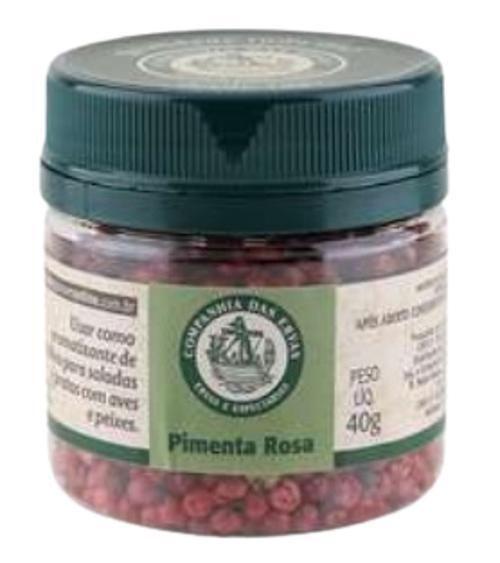 Pimenta Rosa Companhia das Ervas 40g: Sabor Frutado Imagem de Pimenta Rosa Companhia das Ervas 40g: Sabor Frutado