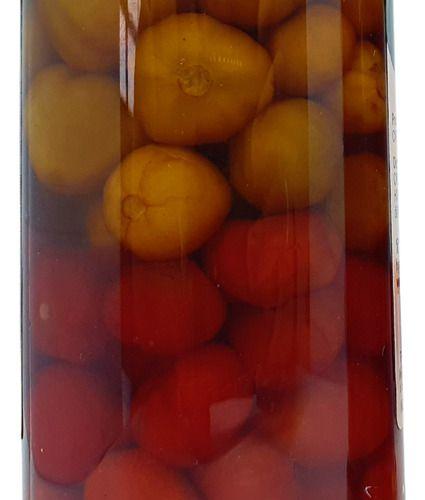 Pimenta Variedades mista conserva 260g frasco - Portoreal - Armazém Real Imagem de Pimenta Variedades mista conserva 260g frasco - Portoreal