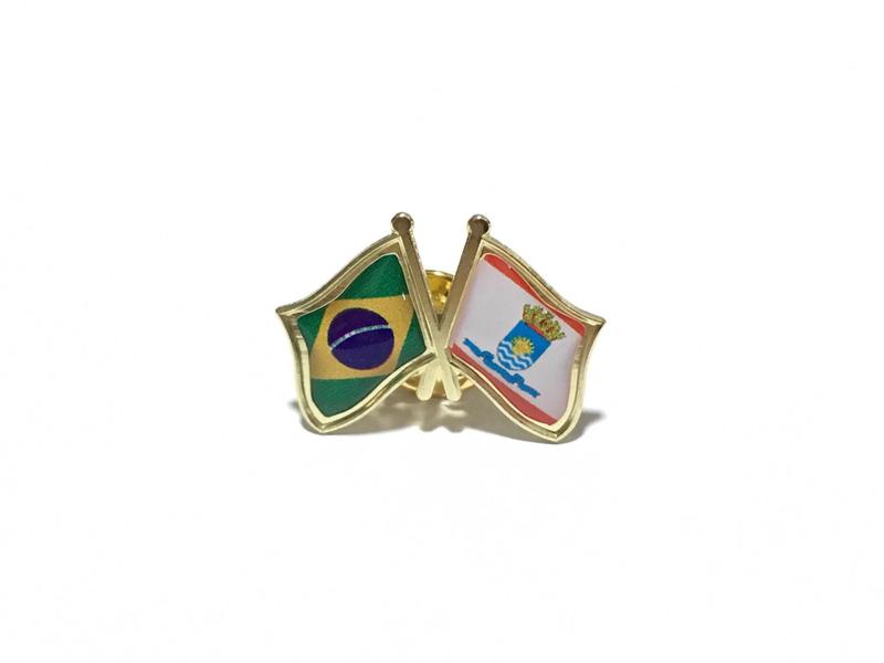 Imagem de Pin Da Bandeira Do Brasil X Florianópolis