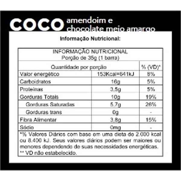 Imagem de Pinati Double Bar Cocada Amendoim E Choc 6X25G