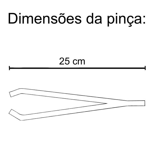 Imagem de Pinça de Aço Lio 25 Cm