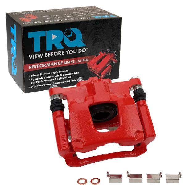 Imagem de Pinça de freio com suporte Performance Red TRQ traseiro para Dodge N