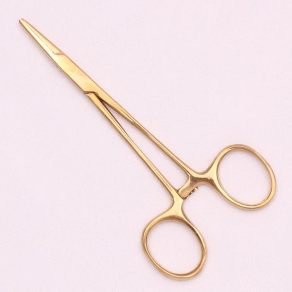 Imagem de Pinça Hemostática Veterinária Profissional (13cm) - Para Cães e Gatos