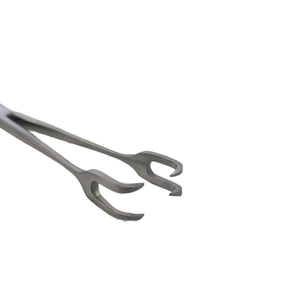 Imagem de Pinca inox schroeder 25cm 2x2 dentes para colo uterino