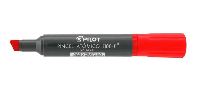 Pincel Atômico Permanente Canetão Pilot Vermelho Kit 5 Imagem de Pincel Atômico Permanente Canetão Pilot Vermelho Kit 5