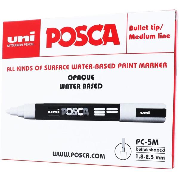 Imagem de Pincel Marcador Artesanato Posca PC-5M 2.5MM Preta