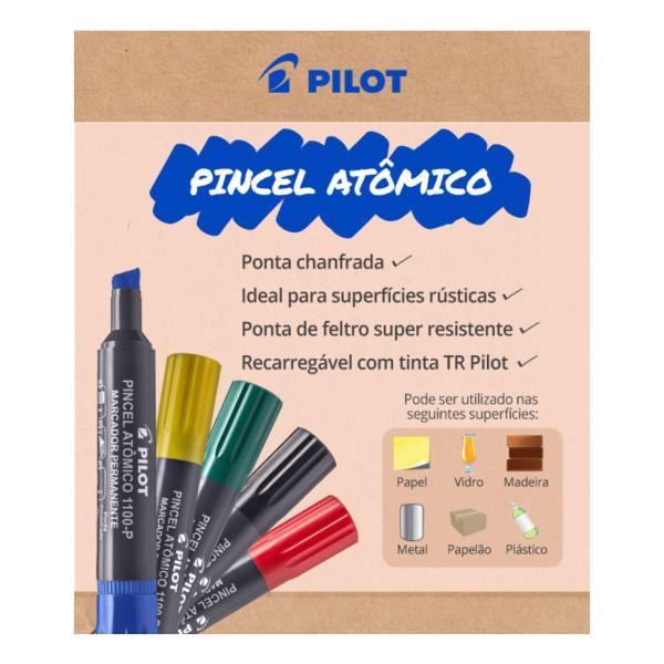 Imagem de Pincel Marcador Atomico Recarregavel 1100 Pilot