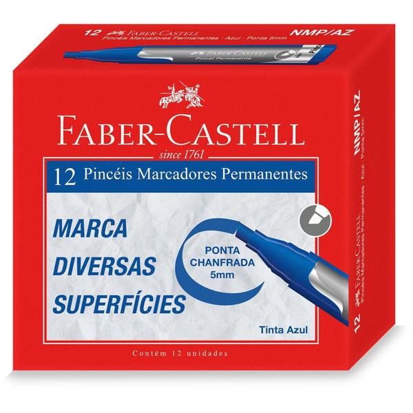 Imagem de Pincel marcador permanente azul (7891360667414) - GNA