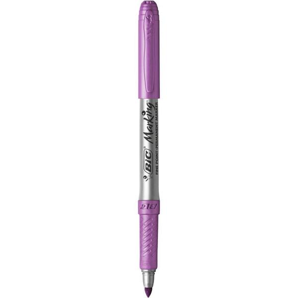 Imagem de Pincel Marcador Permanente BIC Marking Metálico 1.1MM Rosa