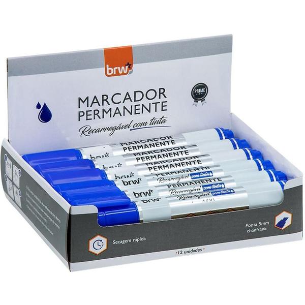 Imagem de Pincel Marcador Permanente Linha Prime Recarregavel Azul