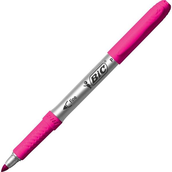 Imagem de Pincel marcador permanente marking fashion 1.1mm rosa bic