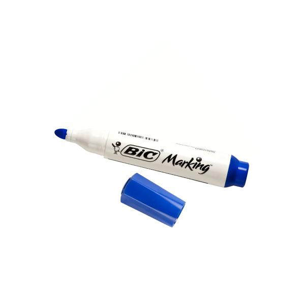 Imagem de Pincel Marcador Quadro Branco BIC Azul Recarregável Kit 5