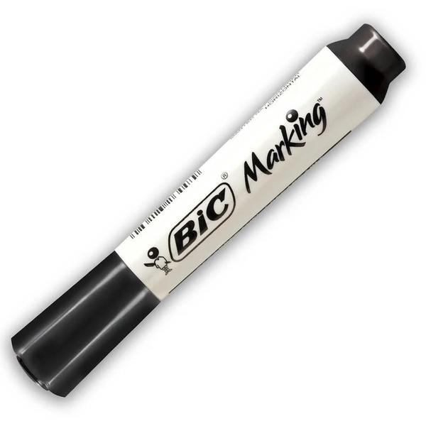 Imagem de Pincel Marcador Quadro Branco Bic Canetao Caneta Preto