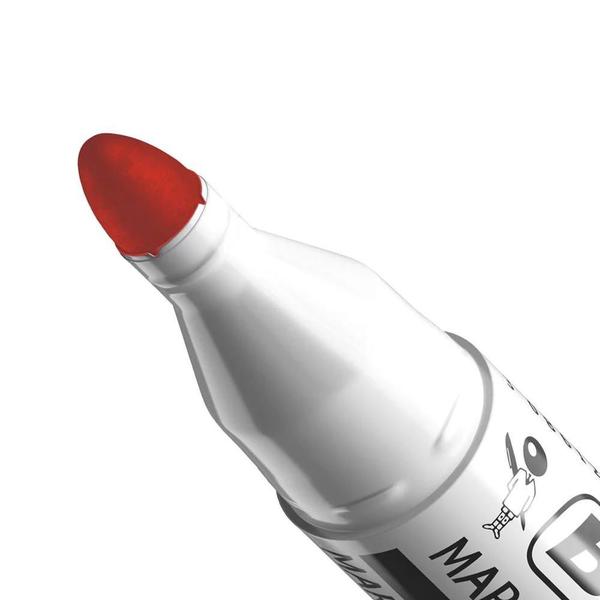 Imagem de Pincel Marcador Quadro Branco Bic Canetao Caneta Vermelho