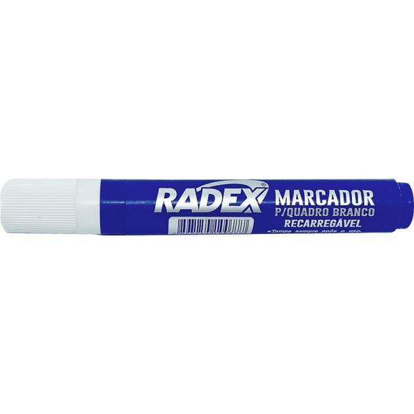 Pincel Quadro Branco Recarregável Azul - Caixa com 12 - Radex Imagem de Pincel Quadro Branco Recarregável Azul - Caixa com 12